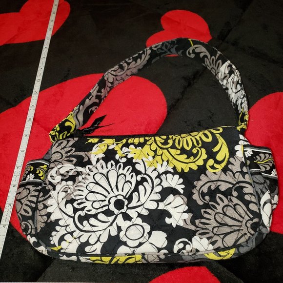 Vera Bradley Sm Black/Yellow Purse - Picture 2 of 7